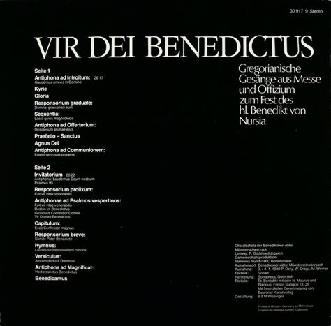 Godehard Joppich. Choralschola der Benediktiner-Abtei Münsterschwarzach ...