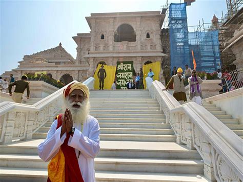 "Not a temple of stone, but of devotion, conscious sacrifice": Sadhguru ...
