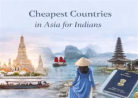 Top Cheapest Countries in Asia for Indians 2026