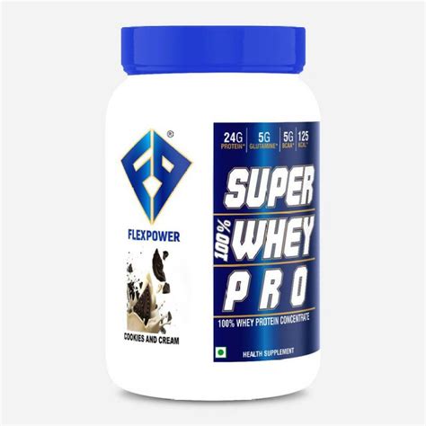 FLEXPOWER SUPER 100% WHEY PROTEIN CONCENTRATE 1KG Whey Protein Price in ...