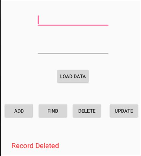 How to Connect Database in Android Studio 的图像结果