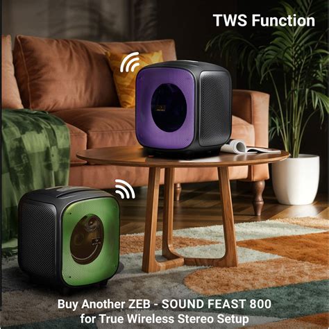 Zebronics Sound Feast 800 Portable Wireless Speaker