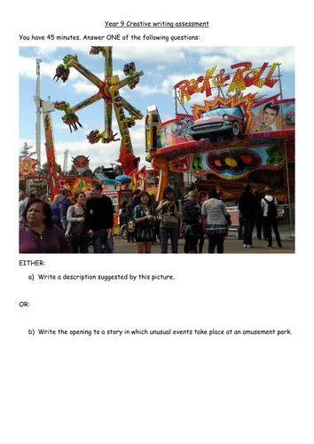 Image result for Level 9 Creative Writing Examples