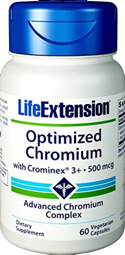 Buy Life Extension Optimized Chromium with Crominex 3+, 500 mcg,60 ...