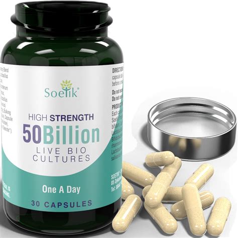 Buy Soetik 50 Billion Live Bio Cultures – Premium High Strength Vegan ...