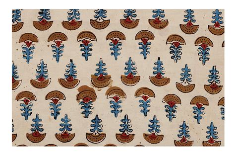 HANDICRAFT-PALACE Crafts Sewing Floral Block Printed Voile Fabric 100% ...