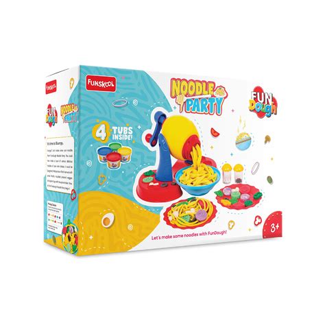 Buy Funskool Fundough Playset Noodle Party, Food Themed Pretend Play ...