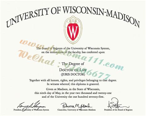 更新威斯康星大学博士毕业证|购买麦迪逊分校文凭|办理Madison学位证书