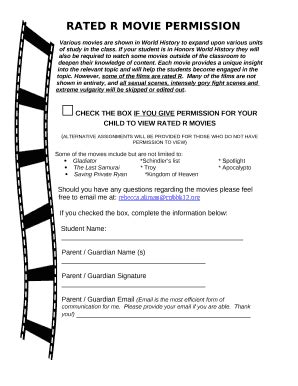 GA Cobb County School District Rated R Movie Permission 2018-2026 ...