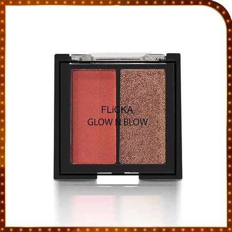 GLOW N BLOW - Blusher & Highlighter - Flicka Cosmetics Pvt Ltd