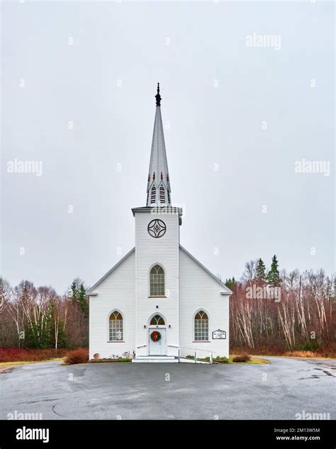 St Andrews Presbyterian Church at North River Bridge Cape Breton is ...
