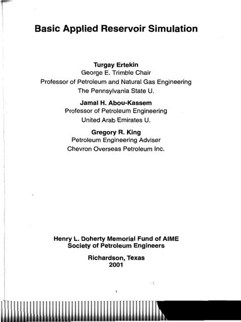 Image result for Reservoir Simulation Basics