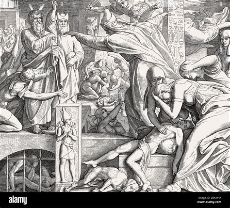 The tenth Plague: Death of Egyptians’ firstborn children, Old Testament ...