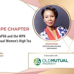 SAPOA Western Cape Chapter: Annual Womens High Tea, President Hotel ...