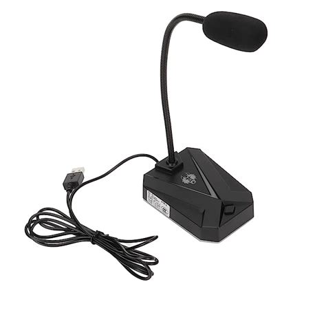 USB Computer Microphone, Desktop Gooseneck Microphone with 360 Degrees ...
