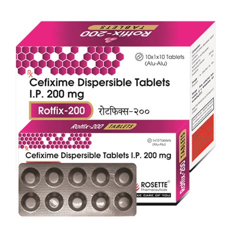 Rotfix-200 Tablets Rosette Pharmaceuticals