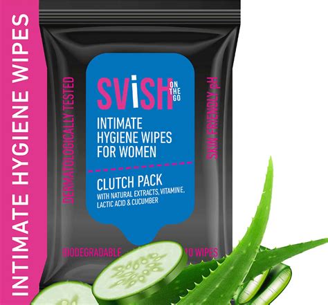 Buy SVISH ON THE GO FEMALE HYGIENE KIT | INTIMATE HYGIENE WIPES (40 ...
