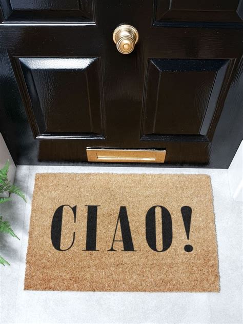 Buy Artsy Mats Natural Black Ciao Doormat from Next India