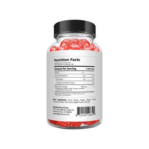 kivus Valiant Gummies - Valiant Keto + ACV Gummies (Single, 60 Gummies) - LifeIRL
