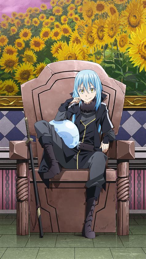 4K, Rimuru Tempest, girls with swords, anime, long hair, yellow eyes ...