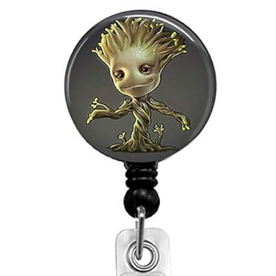 Buy Groot Retractable ID Card Badge Holder with Alligator Clip, Medical ...