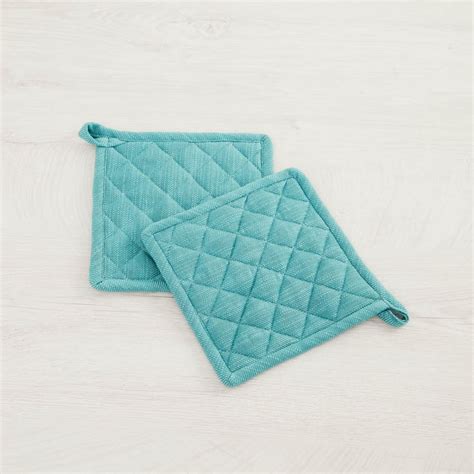 Buy Colour Connect Solid Pot Holder - Cotton - Pot Holder 20 cm L x 20 ...