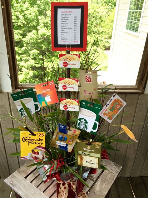 Gift Card Tree Auction Basket