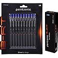 Pentonic B-RT 0.7mm Retractable Ball Point Pen Blister Pack & Refill ...