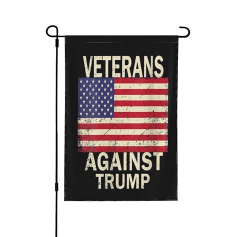 Amazon.com : Veterans Against Trump flag Anti Trump flag Trump Is A ...