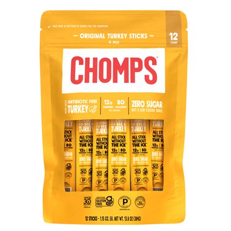 Chomps Original Turkey Sticks (13.8 oz) Delivery or Pickup Near Me ...
