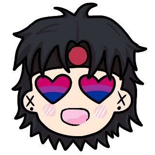 BILLZO bisexual sticker | Bisexual stickers, Skull logo, Superhero logos