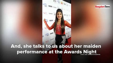 Actress Sree Leela at Filmfare | Kannada Movie News - Times of India