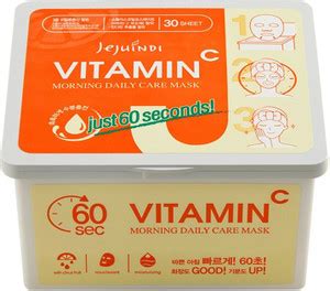 JEJUINDI VITAMIN C MORNING DAILY CARE MASK - Price in India, Buy ...