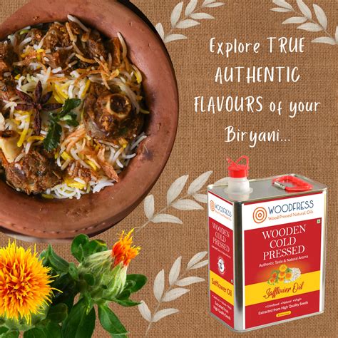 WOODFRESS Wood Cold Pressed Safflower Oil