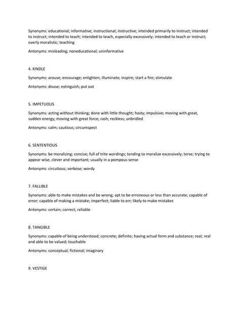 Opposite Of Tangible