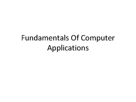 Image result for Applications of Computer Tutorial Point