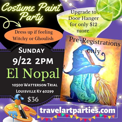 El Nopal Watterson Trail Costume Paint Party , El Nopal Mexican Cuisine ...