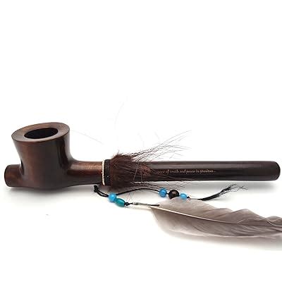 Buy Mr. Brog Lakota Tobacco Pipe - Model No: Indian Peace Pipe Walnut ...