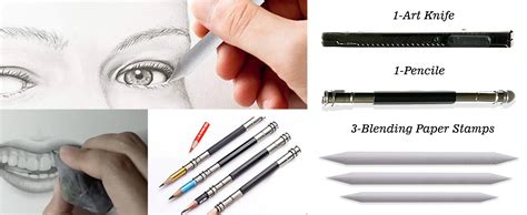 DaKos 29 Pieces Professional Sketching & Drawing Art Tool Kit with ...