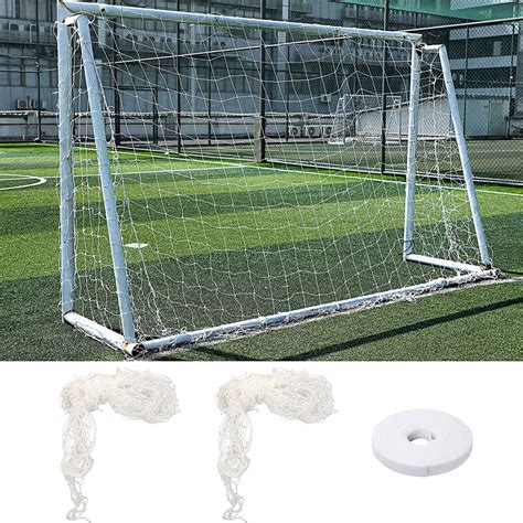 Buy Yeshone 2 Pieces Soccer Goal Net 6 x 4 ft Replacement Football ...