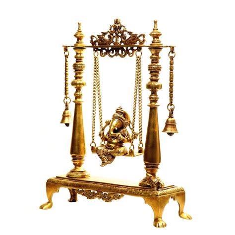 Buy Brass Jhula Ganesha Online at Best Price – Ragaarts