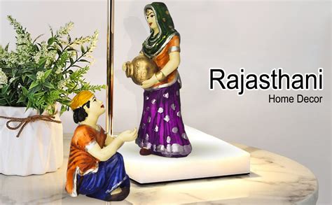 Buy Xtore Village Women with Water Pot Idol Statue Decoreative ...