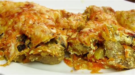 Сочное Нежное Вкусное МЯСО в Духовке/Свинина под Морковной шубой ...