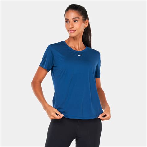 Women's Dri-FIT On Training Top Blue Nike in KSA -SSS