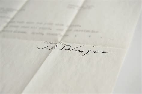 J. D. Salinger Typed Letter Signed | RR Auction