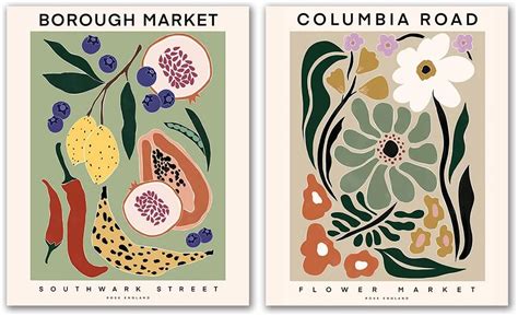 FALJIOK Colorful Matisse Flower Wall Art Print. India | Ubuy