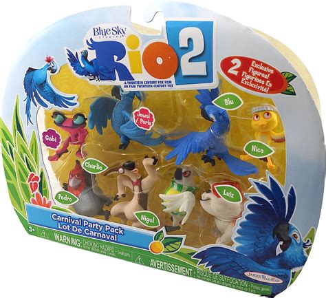 Buy Rio 2 Movie Carnival Party Pack Mini Figures Set 8-pack Online at ...