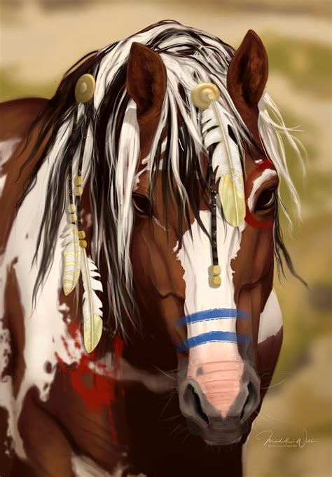 Native American War Paint Horse at Charlie Garon blog