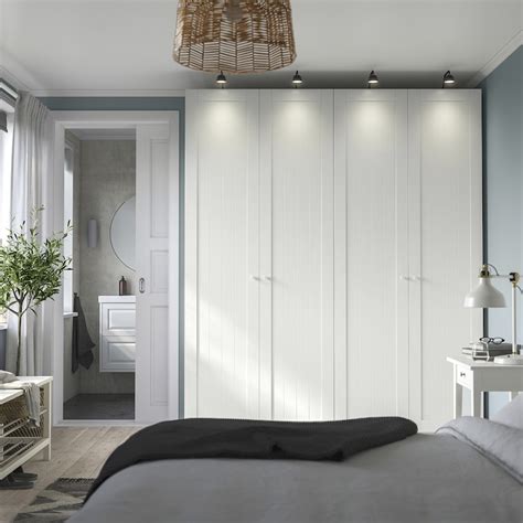 PAX / GULLABERG wardrobe combination, white/white, 200x60x236 cm (783 ...