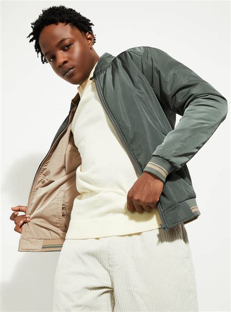 Buy URB_N Men Reversible Mock Collar Jacket Online at just Rs. 2999.0 ...